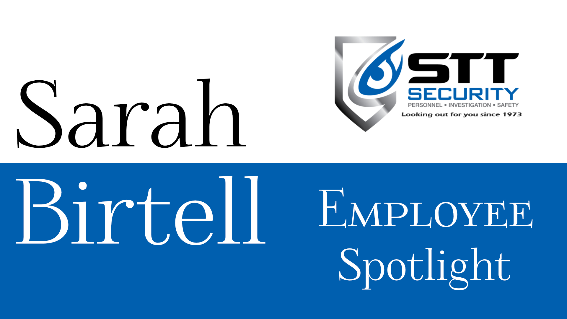 Employee Spotlight: Sarah Birtell