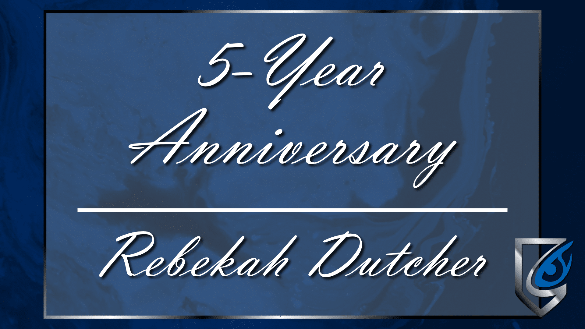 5-Year Anniversary: Rebekah Dutcher