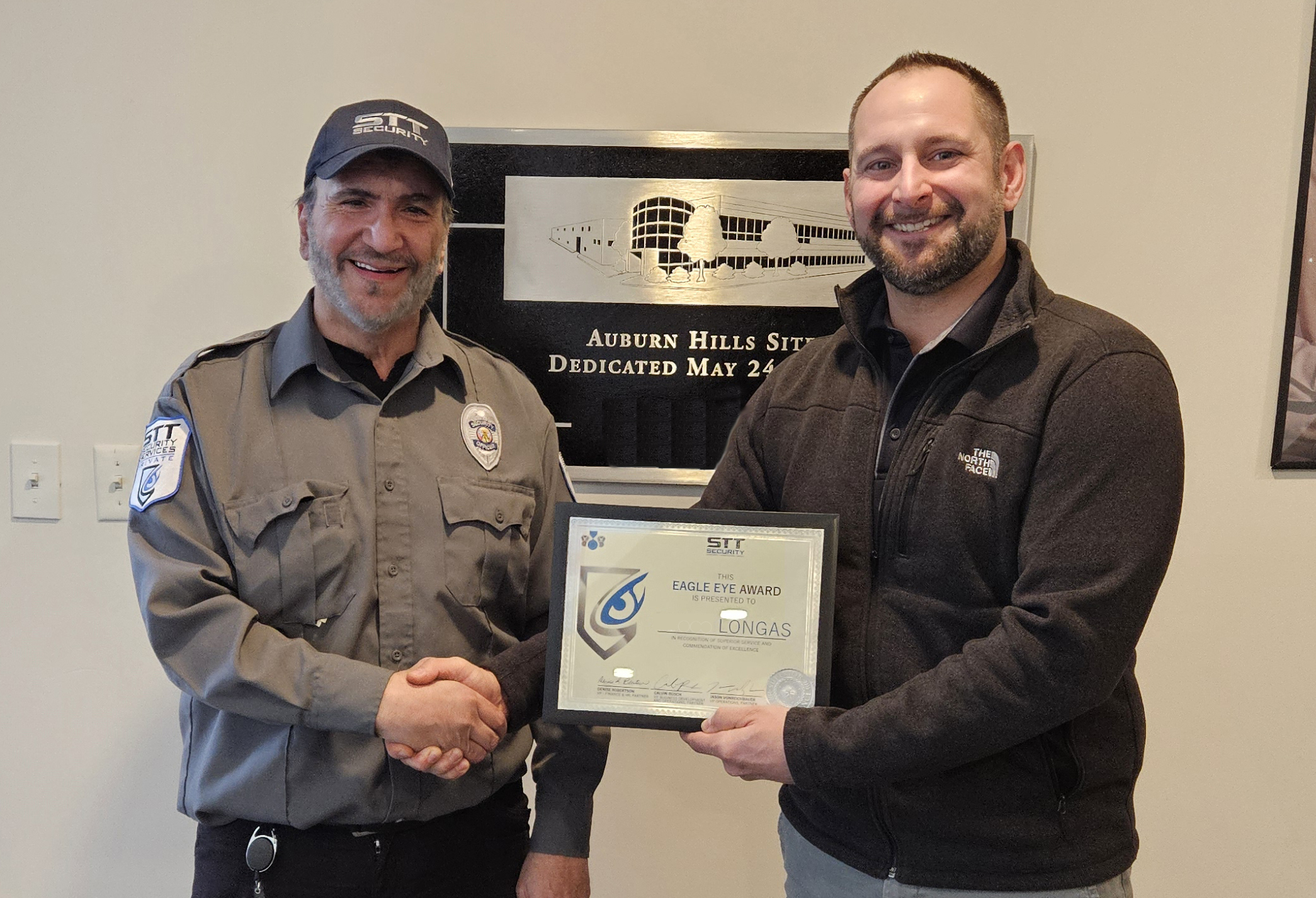Eagle Eye Award: Security Supervisor Longas